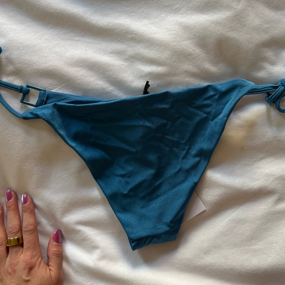 BNWT ONIA BIKINI SET (TOP + BOTTOM) IN MYKONOS BLUE - Picture 10 of 11